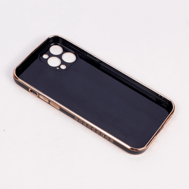 قاب براق My Case Smile محافظ لنزدار iPhone 12 Pro Max مشکی