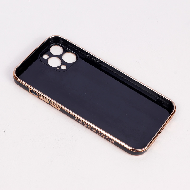 قاب براق My Case Smile محافظ لنزدار iPhone 12 Pro Max مشکی