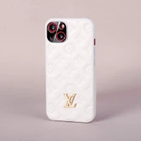 قاب پافر چرمی LV محافظ لنزدار iPhone 13