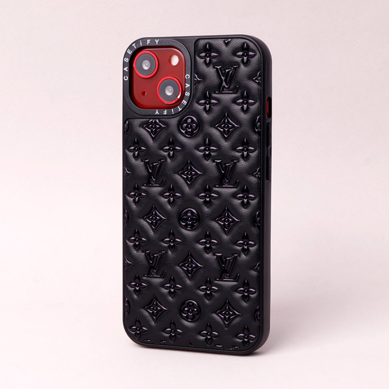 قاب چرمی Louis Vuitton Original آیفون iPhone 13 مشکی