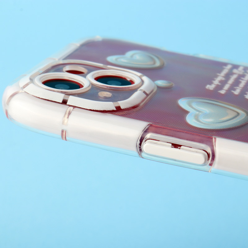 قاب قلبی هولوگرامی محافظ لنزدار iPhone 13