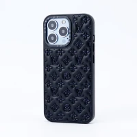 قاب چرمی Louis Vuitton Original آیفون iPhone 13 Pro مشکی