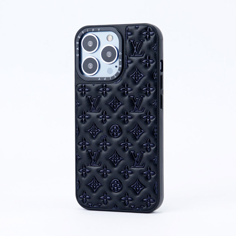قاب چرمی Louis Vuitton Original آیفون iPhone 13 Pro مشکی