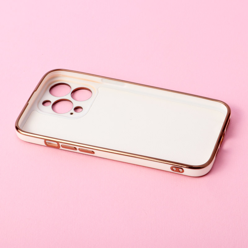 قاب دو رنگ سفید مشکی My Case محافظ لنزدار iPhone 13 Pro