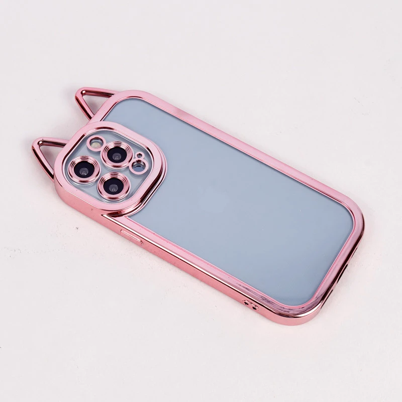 قاب پشت شفاف طرح خرگوش محافظ لنزدار iPhone 13 Pro