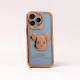 قاب ژله ای براق طرح Bearbrick محافظ لنزدار iPhone 13 Pro