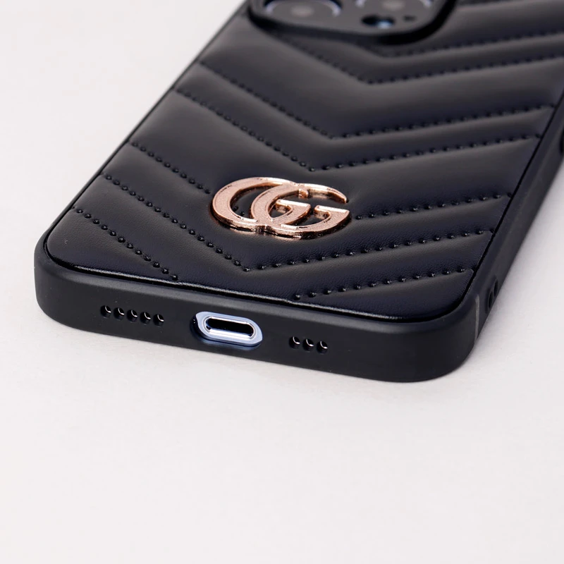 قاب پافر چرمی محافظ لنزدار iPhone 13 Pro