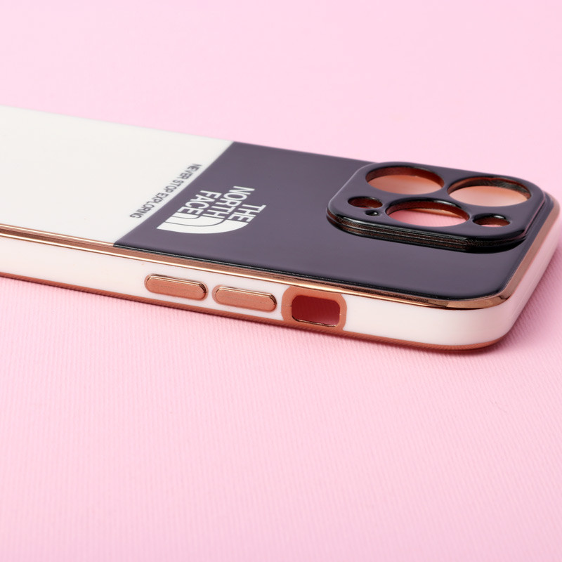 قاب دو رنگ سفید مشکی My Case محافظ لنزدار iPhone 13 Pro