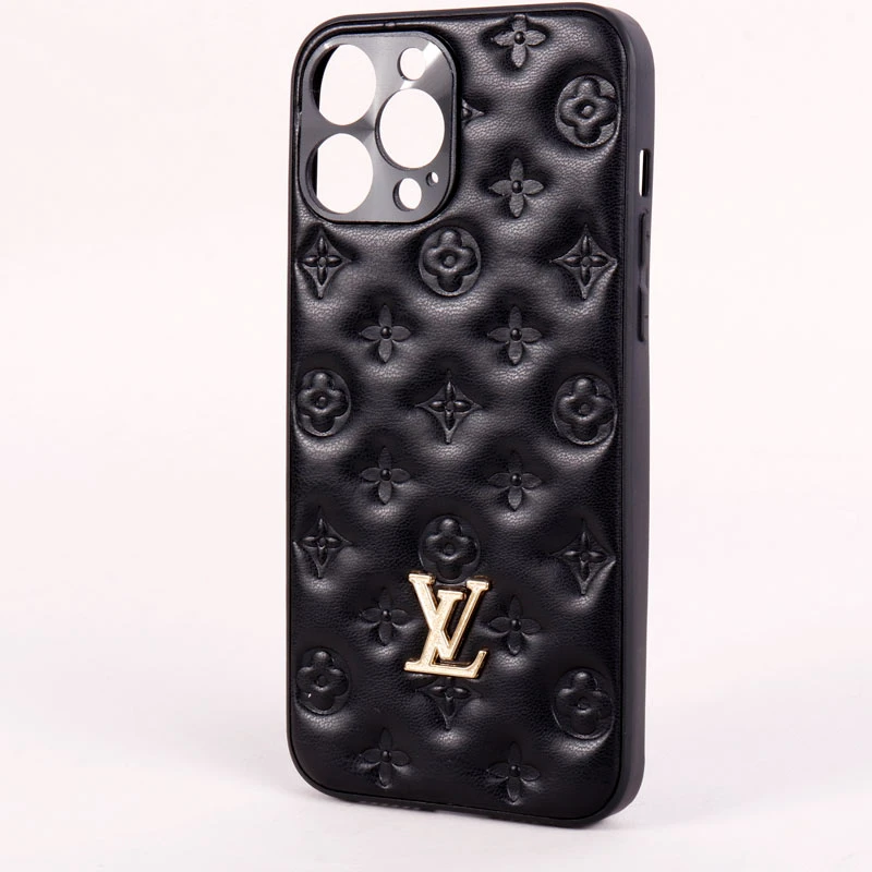 قاب پافر چرمی LV محافظ لنزدار iPhone 13 Pro Max