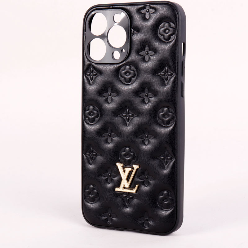 قاب پافر چرمی LV محافظ لنزدار iPhone 13 Pro Max