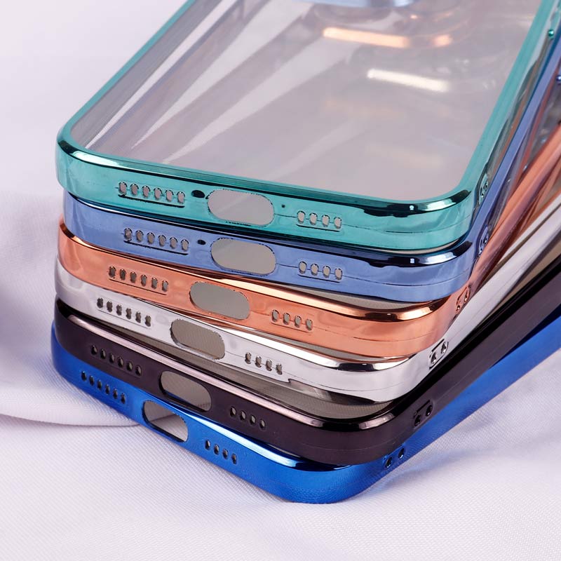 قاب شفاف دور رنگی محافظ لنزدار iPhone 13 Pro Max
