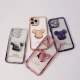 قاب ژله ای براق طرح Bearbrick محافظ لنزدار iPhone 13 Pro Max