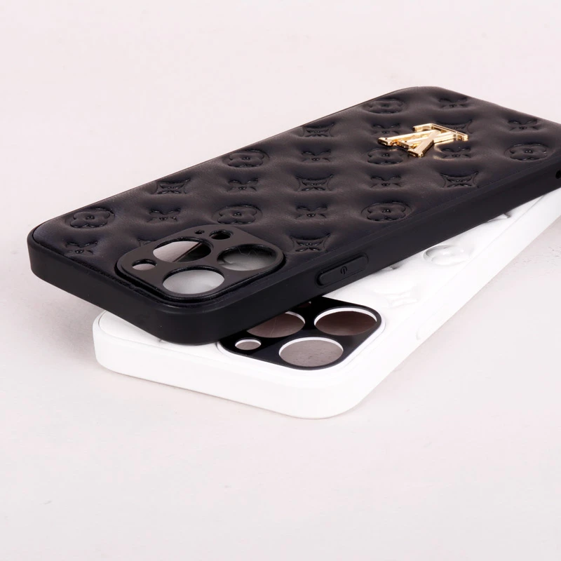 قاب پافر چرمی LV محافظ لنزدار iPhone 13 Pro Max