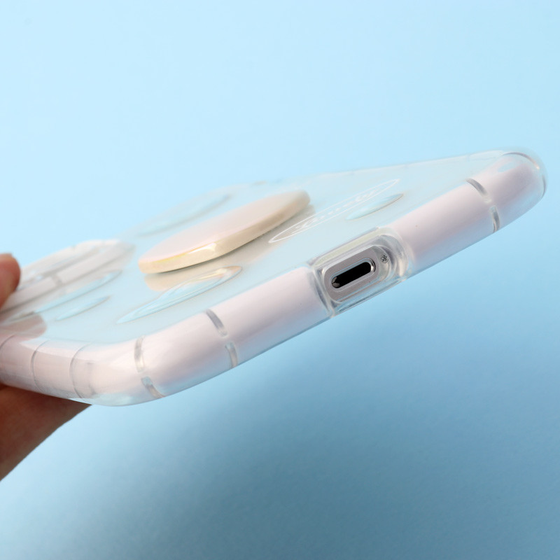 قاب قلبی هولوگرامی محافظ لنزدار iPhone 13 Pro Max