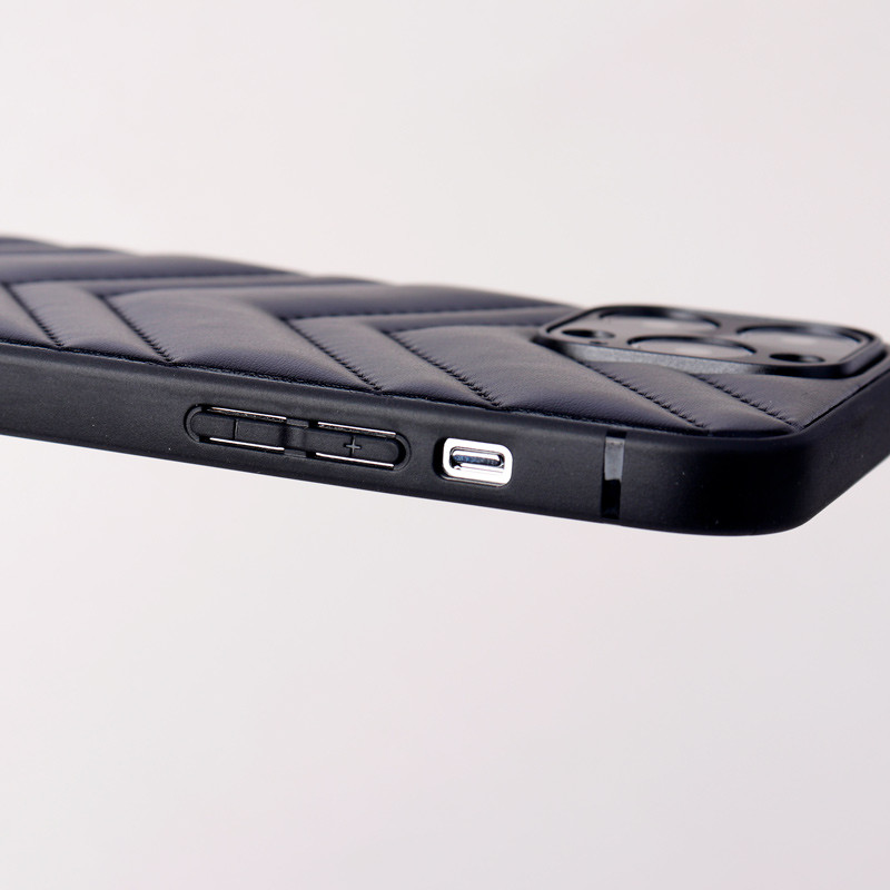 قاب پافر چرمی محافظ لنزدار iPhone 13 Pro Max