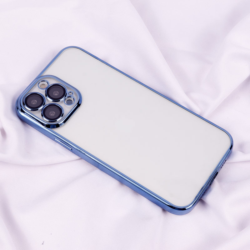 قاب شفاف دور رنگی محافظ لنزدار iPhone 13 Pro Max