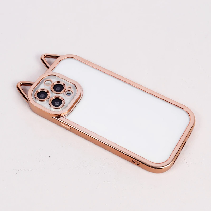 قاب پشت شفاف طرح خرگوش محافظ لنزدار iPhone 13 Pro Max