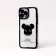 قاب ژله ای براق طرح Bearbrick محافظ لنزدار iPhone 13 Pro Max