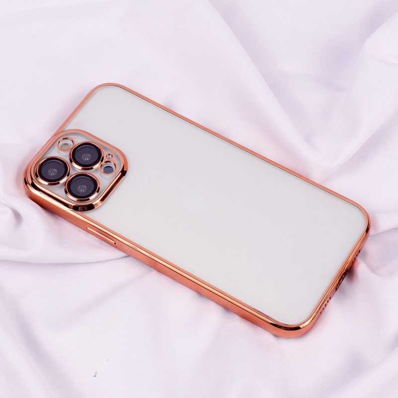 قاب شفاف دور رنگی محافظ لنزدار iPhone 13 Pro Max