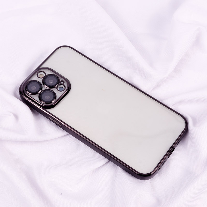 قاب شفاف دور رنگی محافظ لنزدار iPhone 13 Pro Max