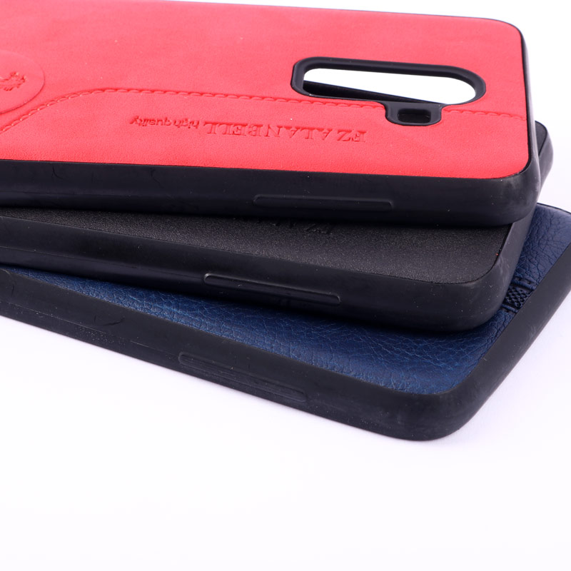 قاب چرمی طرح برند Samsung Galaxy J8 2018