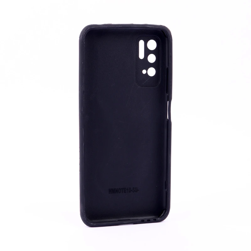 قاب ساده سیلیکونی چرمی محافظ لنزدار Xiaomi Poco M3 Pro