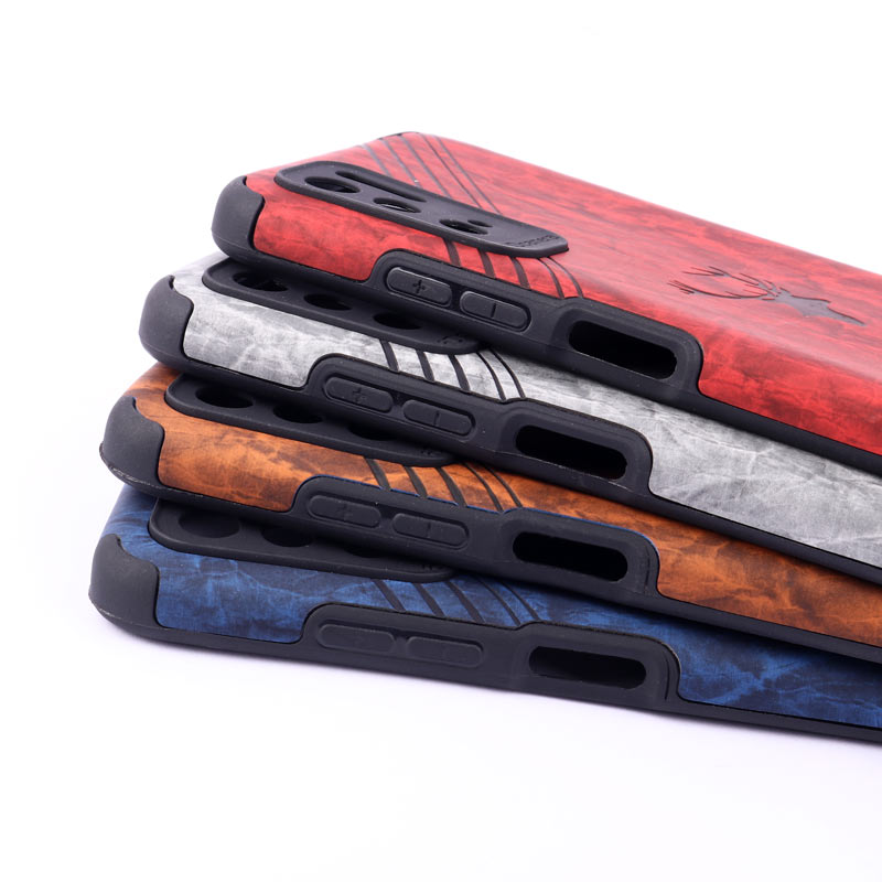 قاب ساده سیلیکونی چرمی محافظ لنزدار Xiaomi Poco M3 Pro
