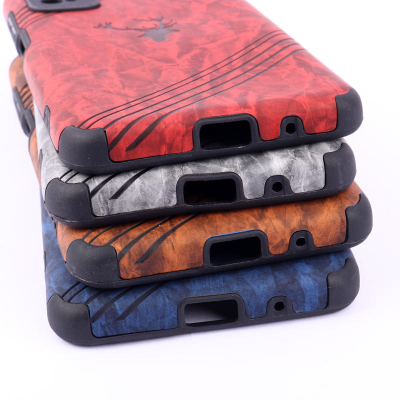 قاب ساده سیلیکونی چرمی محافظ لنزدار Xiaomi Poco M3 Pro