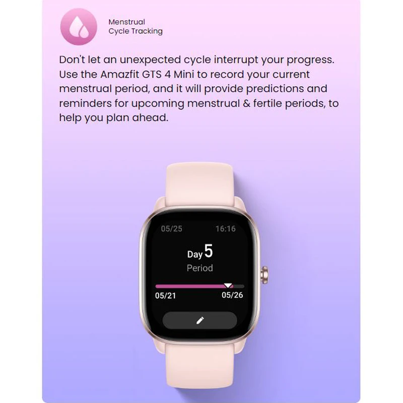 ساعت هوشمند امیزفیت Amazfit GTS 4 mini