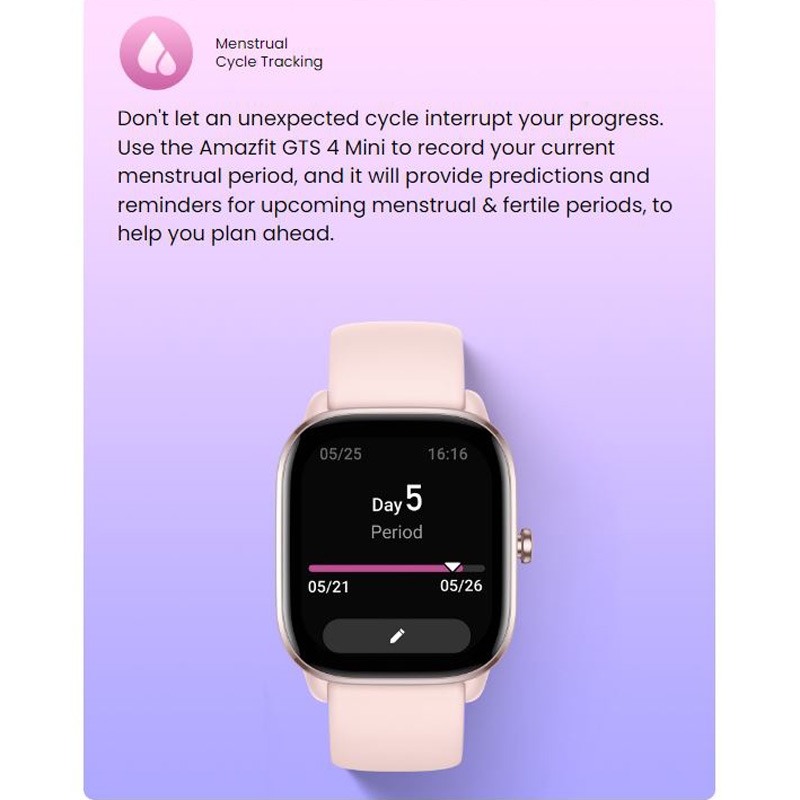 ساعت هوشمند امیزفیت Amazfit GTS 4 mini