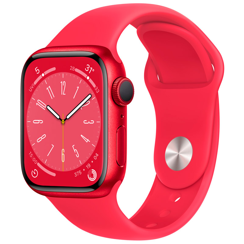 ساعت هوشمند اپل سری 8 Apple Watch 41mm Aluminum Case Silicone Band