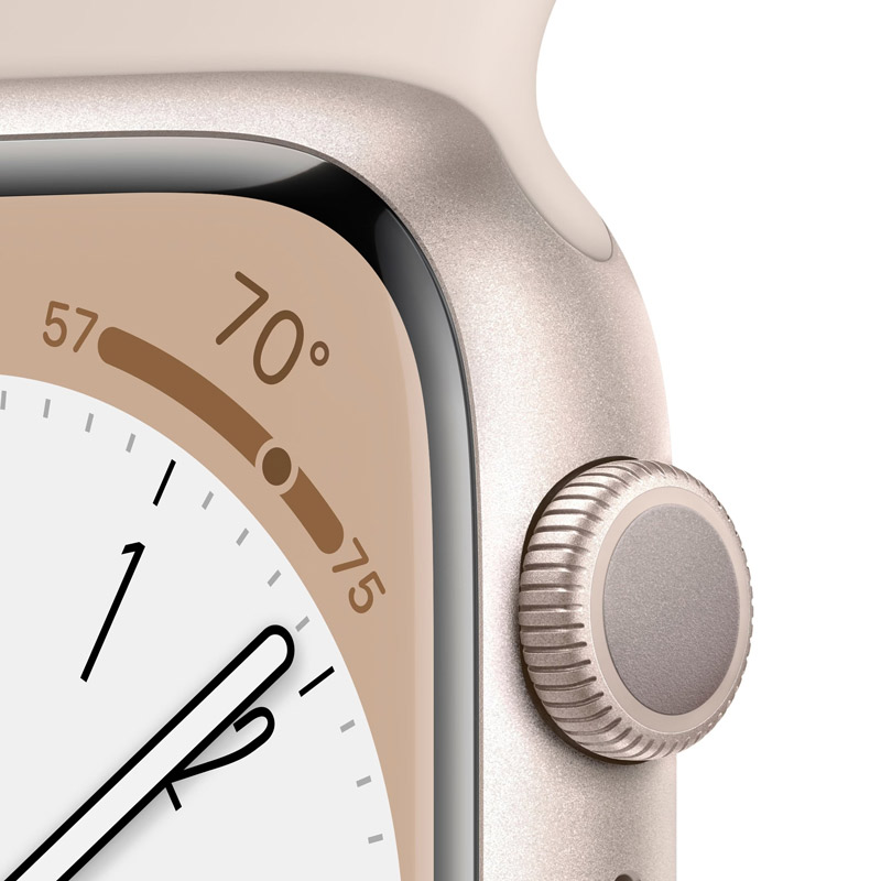 ساعت هوشمند اپل سری 8 Apple Watch 41mm Aluminum Case Silicone Band