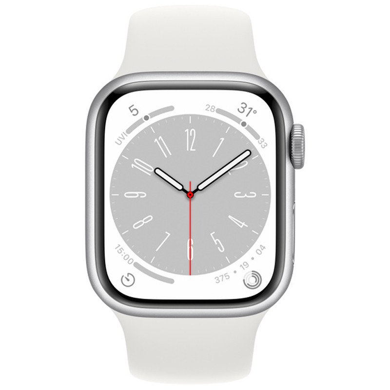 ساعت هوشمند اپل سری 8 Apple Watch 41mm Aluminum Case Silicone Band