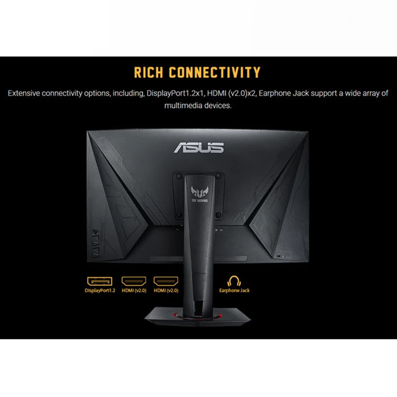 مانیتور گیمینگ خمیده ایسوس TUF Gaming VG27WQ سایز 27 اینچ