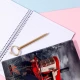 دفتر سیمی 100 برگ طرح کلاسیک آذین مهر کد 61