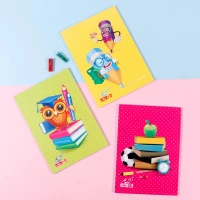 دفتر 50 برگ طرح فانتزی آذین مهر کد 62