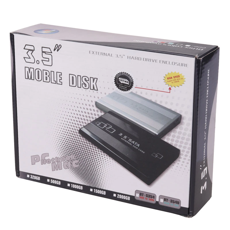 باکس هارد 3.5 اینچی External Case BT-S354 HDD + آداپتور