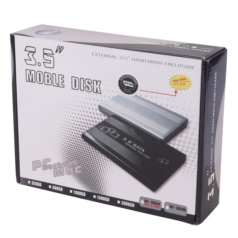 باکس هارد 3.5 اینچی External Case BT-S354 HDD + آداپتور