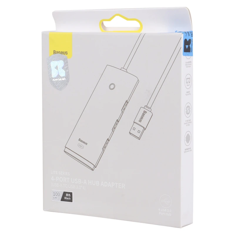 هاب 5 پورت USB3.0 باسئوس Lite Series WKQX03010