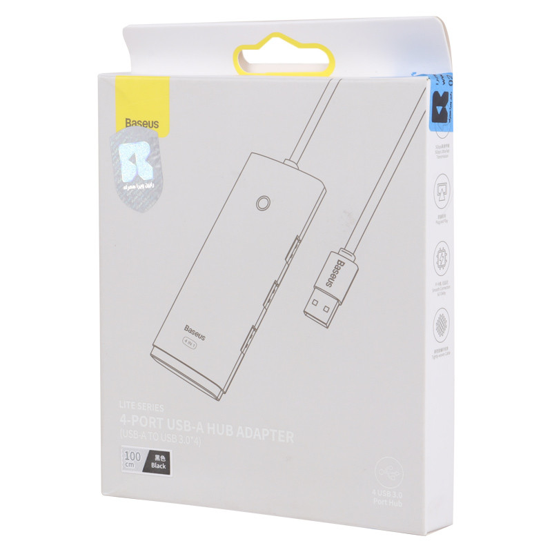هاب 5 پورت USB3.0 باسئوس Lite Series WKQX03010