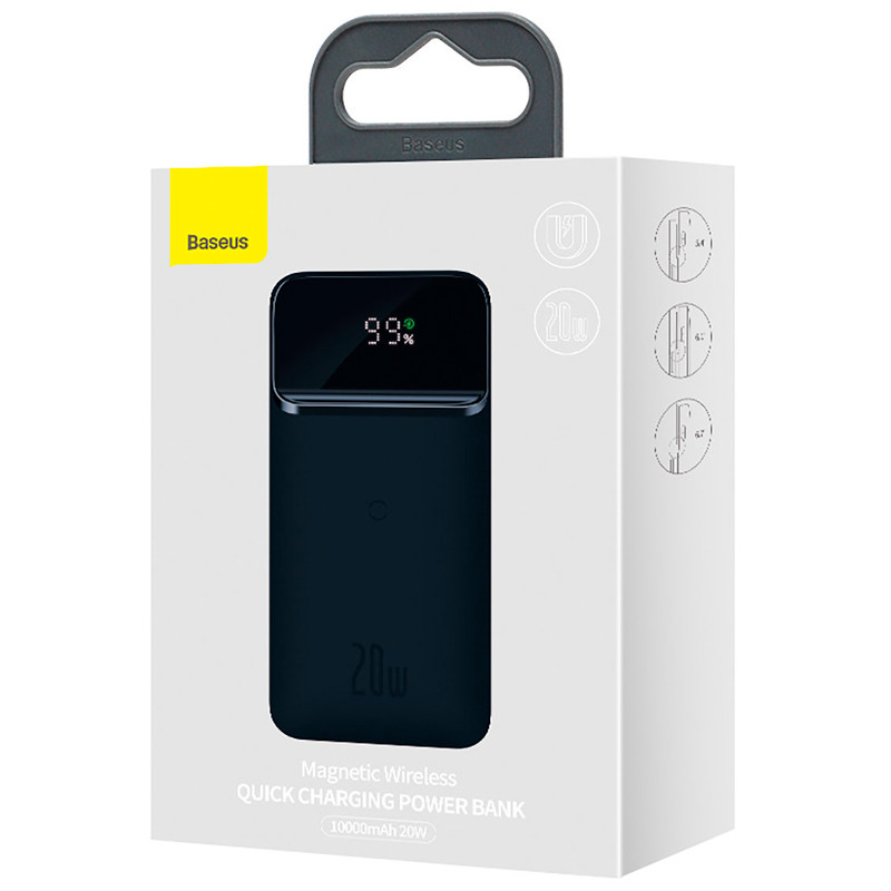 پاور بانک بی سیم فست شارژ 10000 باسئوس Baseus Magnetic 2022 Edition PPCX01010 QC PD 20W