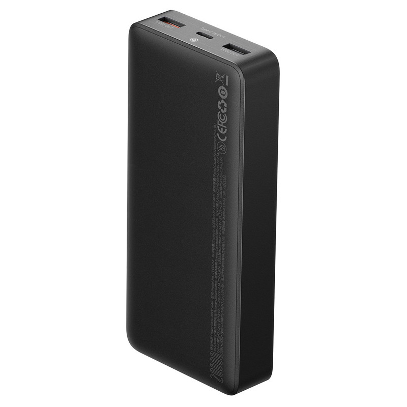 پاور بانک فست شارژ 20000 باسئوس Baseus Bipow PPBD25K QC3.0 PD 25W
