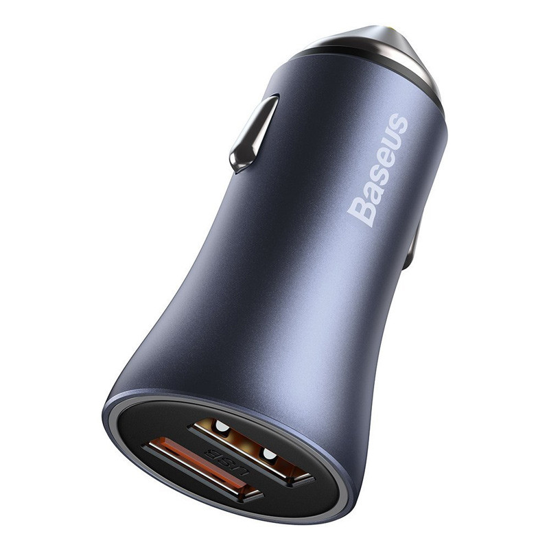 شارژر فندکی فست شارژ Baseus TZCCJD-A0G 3A QC 40W + کابل تایپ سی