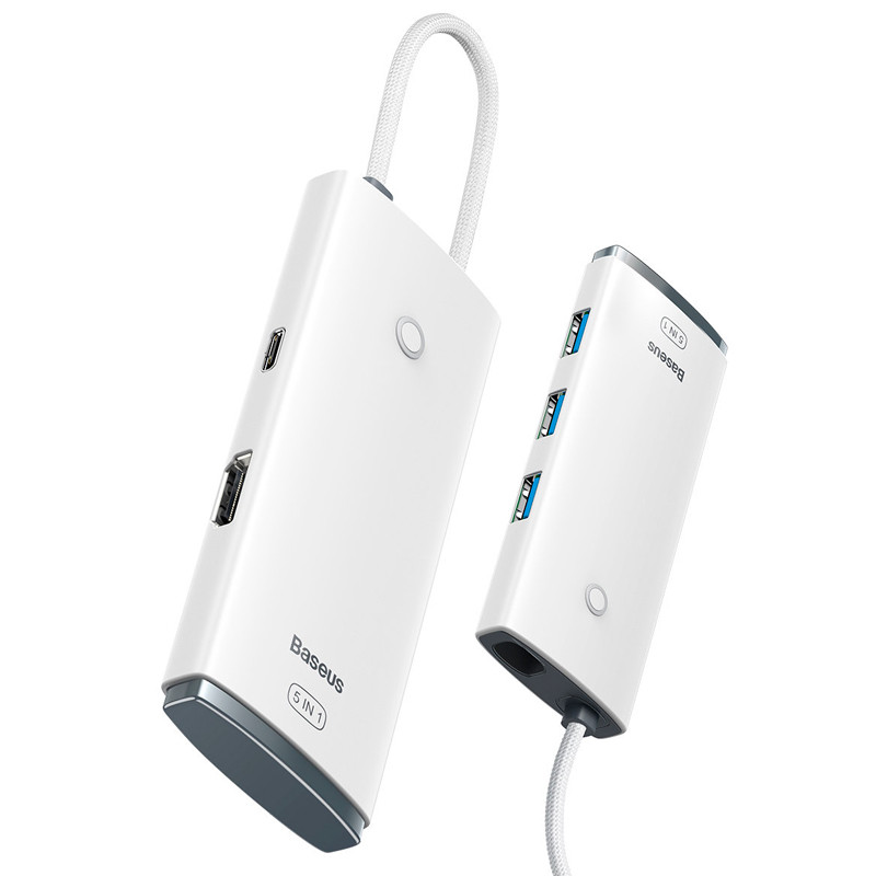 هاب 5 پورت Type-C باسئوس WKQX04000