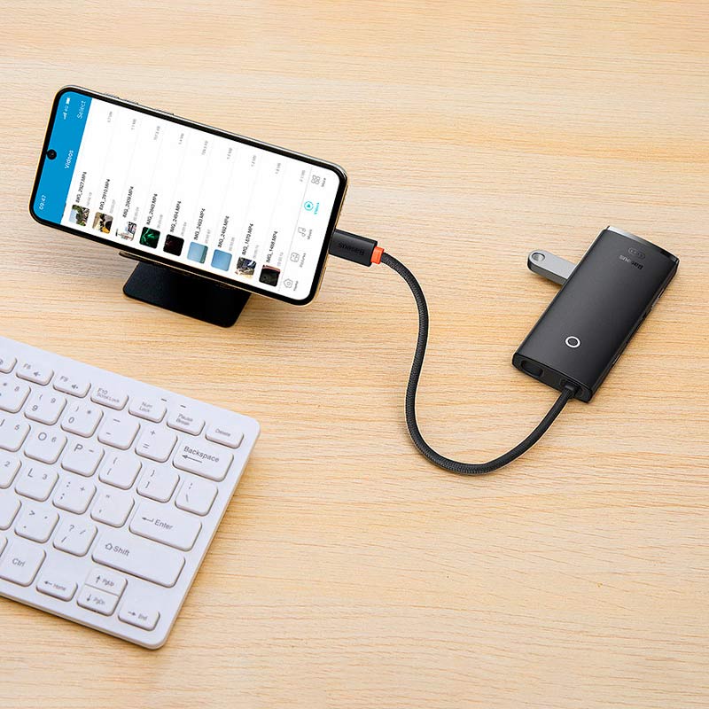 هاب 5 پورت Type-C باسئوس WKQX04000