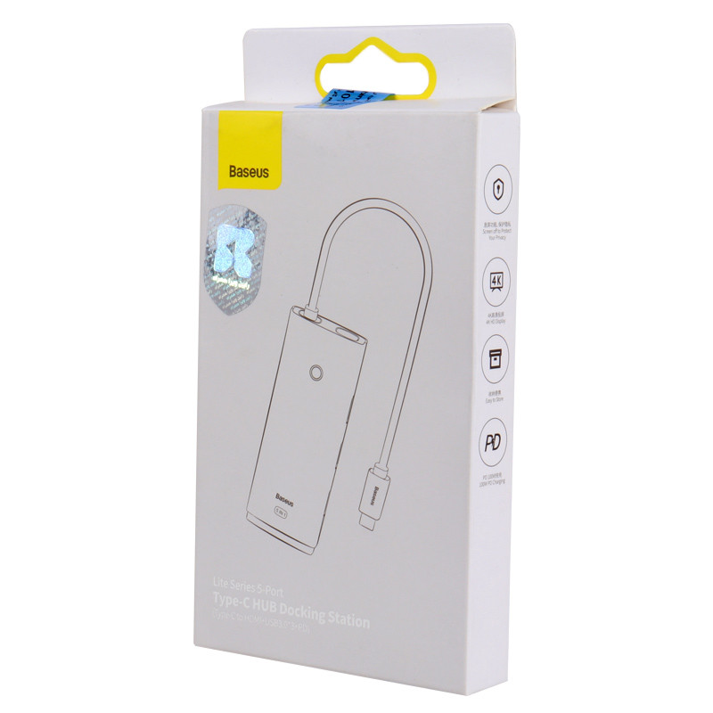 هاب 5 پورت Type-C باسئوس WKQX04000