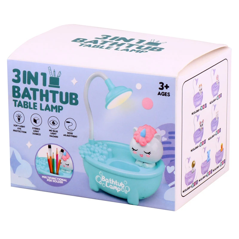 چراغ مطالعه فانتزی شارژی طرح وان Bathtub Table Lamp BJJ-068