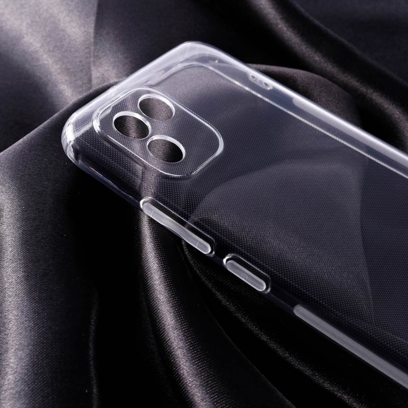 قاب ژله ای ساده بی رنگ محافظ لنزدار Samsung Galaxy A03