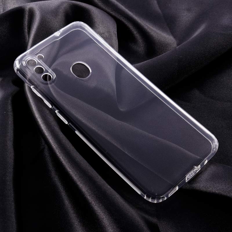 قاب ژله ای ساده بی رنگ محافظ لنزدار Samsung Galaxy A11