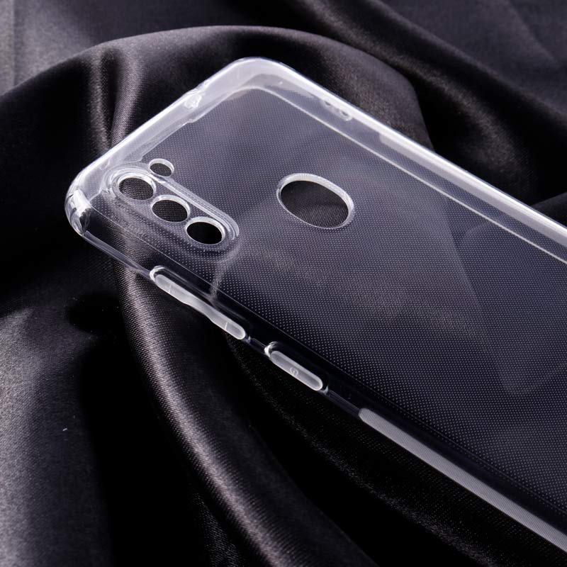قاب ژله ای ساده بی رنگ محافظ لنزدار Samsung Galaxy A11